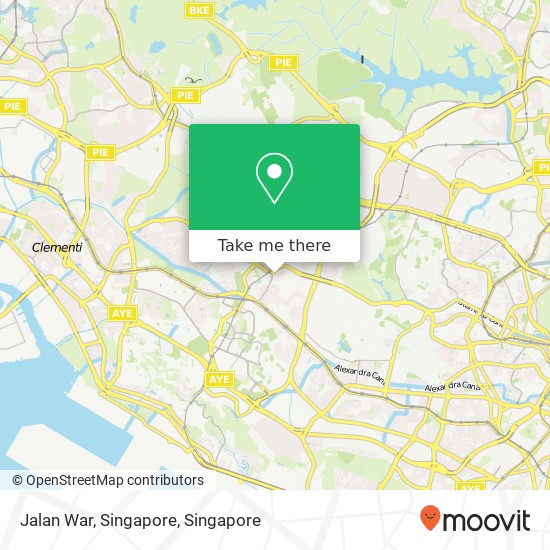 Jalan War, Singapore map
