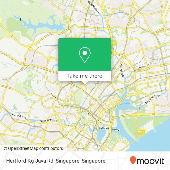 Hertford Kg Java Rd, Singapore地图