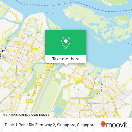 Pasir 1 Pasir Ris Farmway 2, Singapore map
