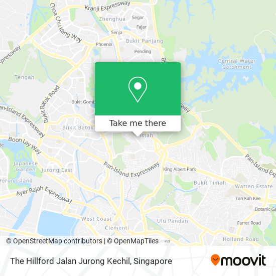 The Hillford Jalan Jurong Kechil map