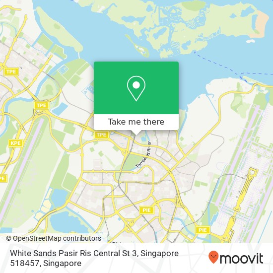 White Sands Pasir Ris Central St 3, Singapore 518457 map