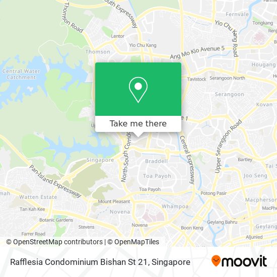 Rafflesia Condominium Bishan St 21地图