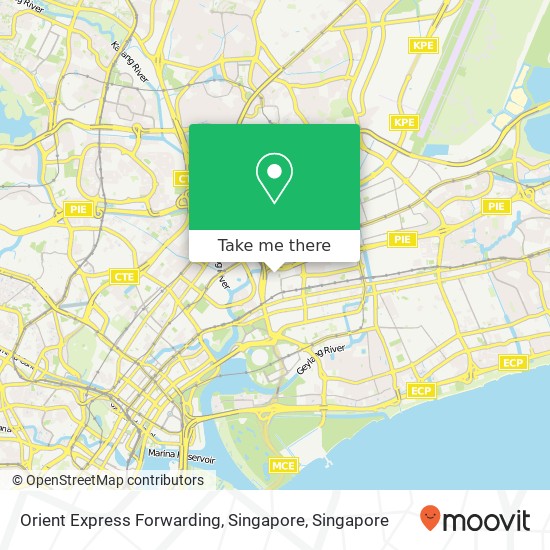Orient Express Forwarding, Singapore map