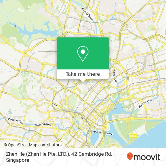 Zhen He (Zhen He Pte. LTD.), 42 Cambridge Rd map