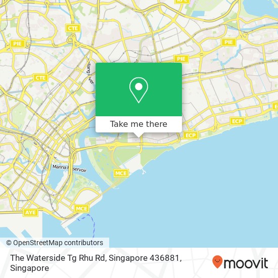 The Waterside Tg Rhu Rd, Singapore 436881 map