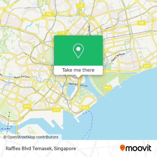 Raffles Blvd Temasek地图