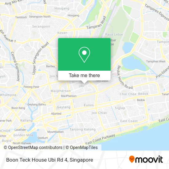 Boon Teck House Ubi Rd 4 map