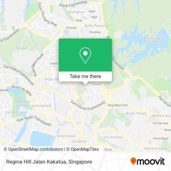 Regina Hill Jalan Kakatua地图