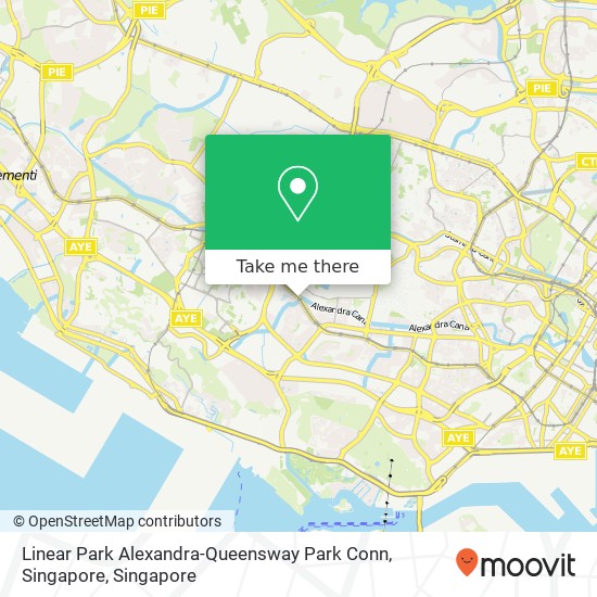 Linear Park Alexandra-Queensway Park Conn, Singapore map