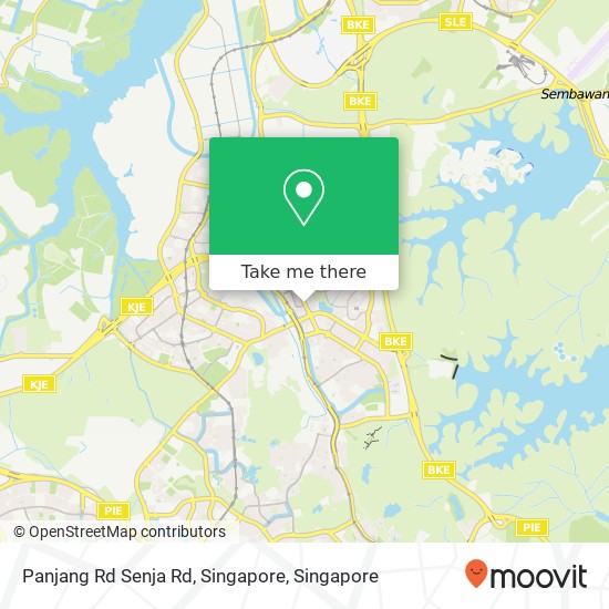 Panjang Rd Senja Rd, Singapore map