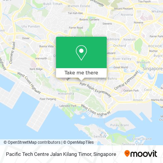 Pacific Tech Centre Jalan Kilang Timor map