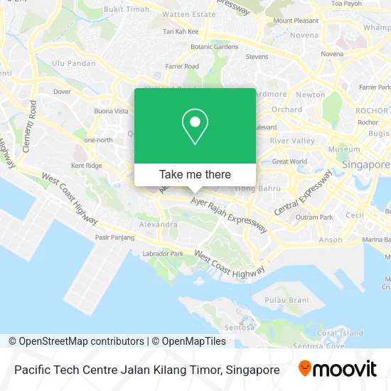Pacific Tech Centre Jalan Kilang Timor map