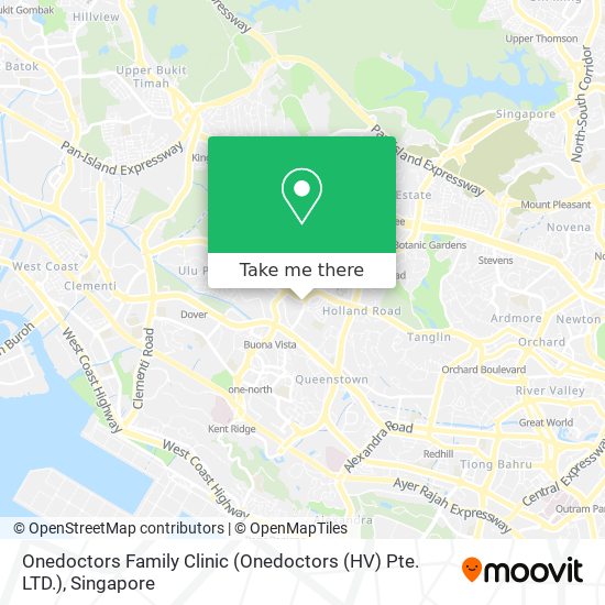 Onedoctors Family Clinic (Onedoctors (HV) Pte. LTD.) map
