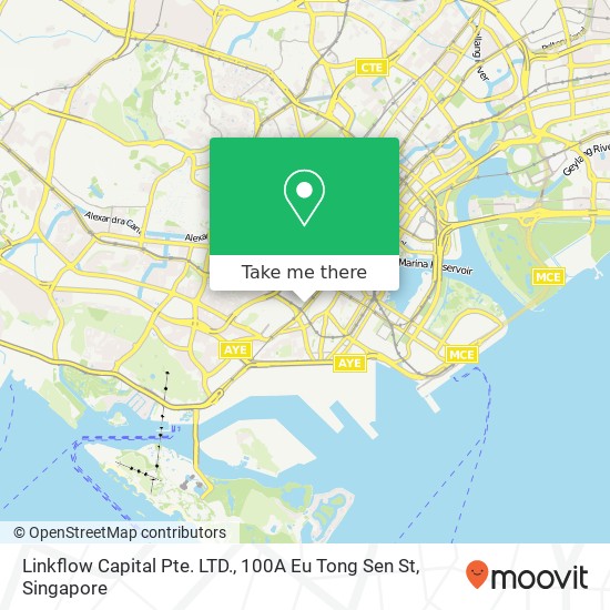 Linkflow Capital Pte. LTD., 100A Eu Tong Sen St map