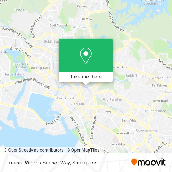 Freesia Woods Sunset Way map