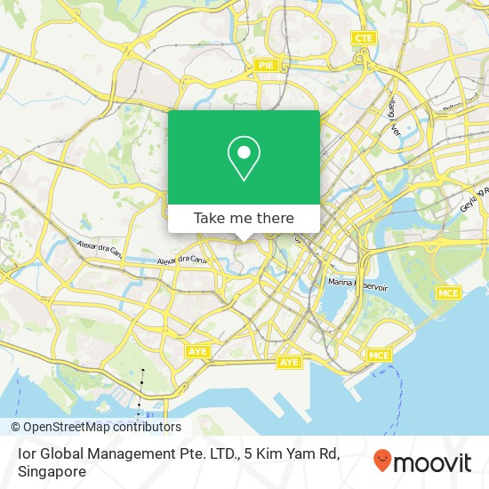 Ior Global Management Pte. LTD., 5 Kim Yam Rd map