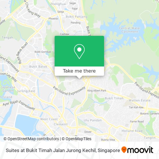 Suites at Bukit Timah Jalan Jurong Kechil map