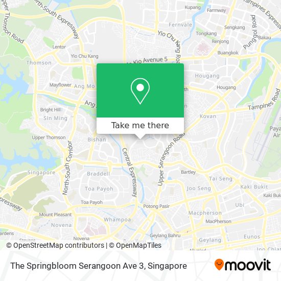 The Springbloom Serangoon Ave 3 map
