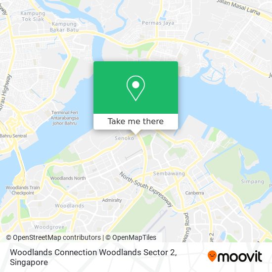 Woodlands Connection Woodlands Sector 2 map
