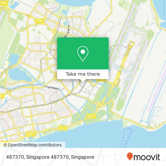 487370, Singapore 487370 map