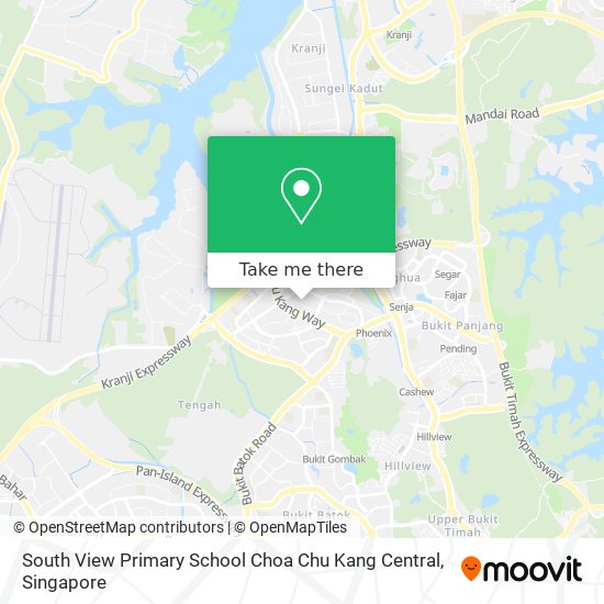 South View Primary School Choa Chu Kang Central map