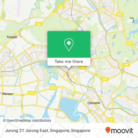 Jurong 21 Jurong East, Singapore map