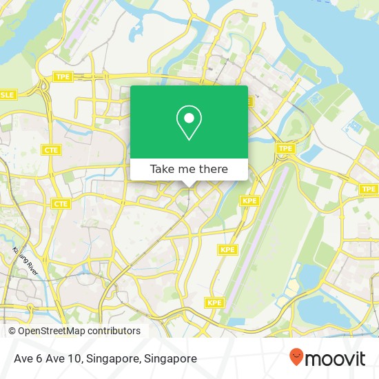 Ave 6 Ave 10, Singapore map