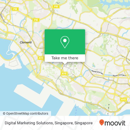 Digital Marketing Solutions, Singapore map