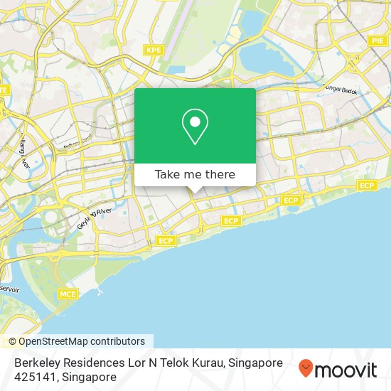 Berkeley Residences Lor N Telok Kurau, Singapore 425141地图