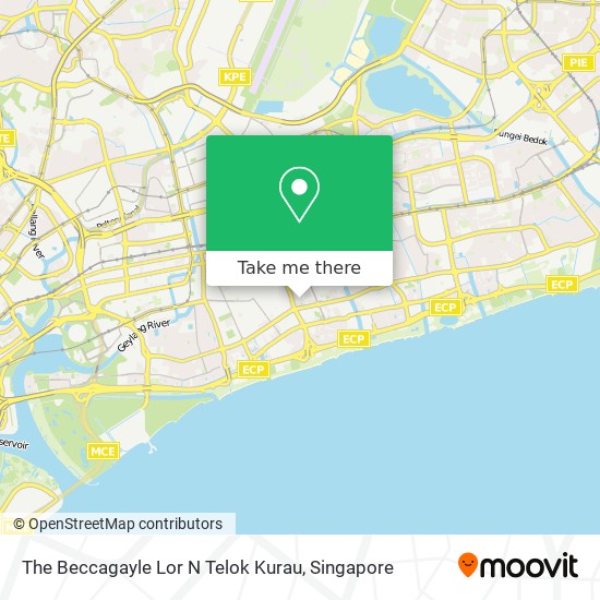 The Beccagayle Lor N Telok Kurau地图