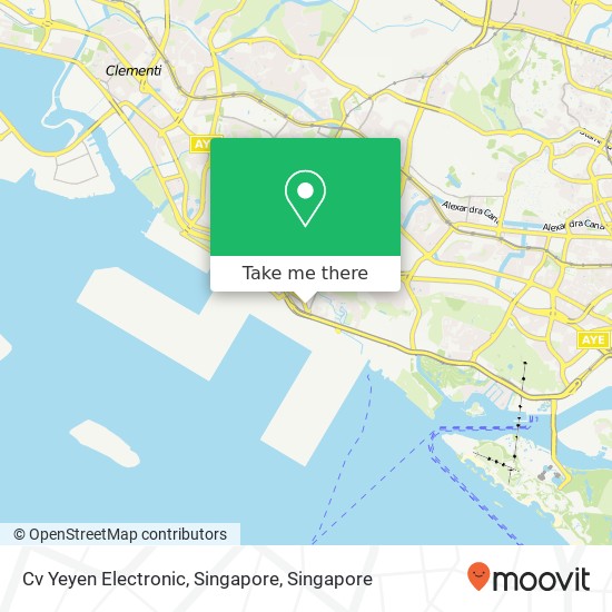 Cv Yeyen Electronic, Singapore map