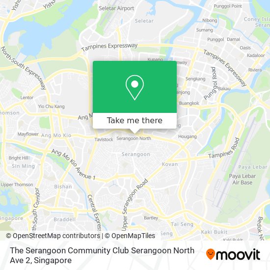 The Serangoon Community Club Serangoon North Ave 2地图