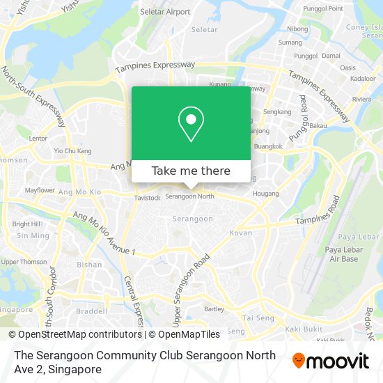 The Serangoon Community Club Serangoon North Ave 2 map