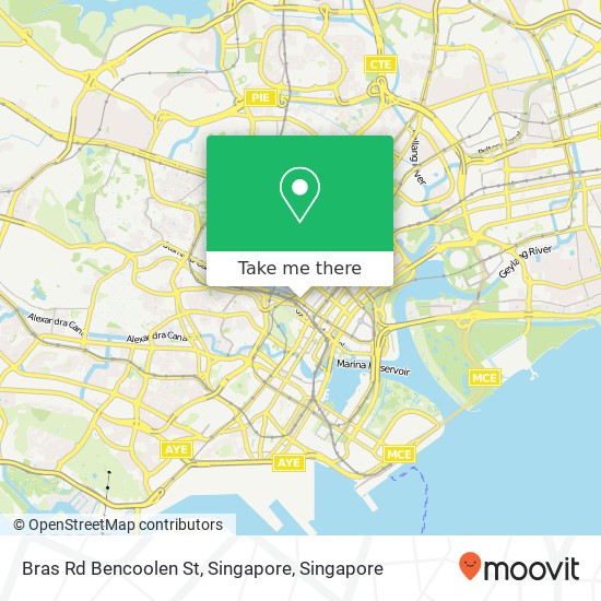 Bras Rd Bencoolen St, Singapore地图
