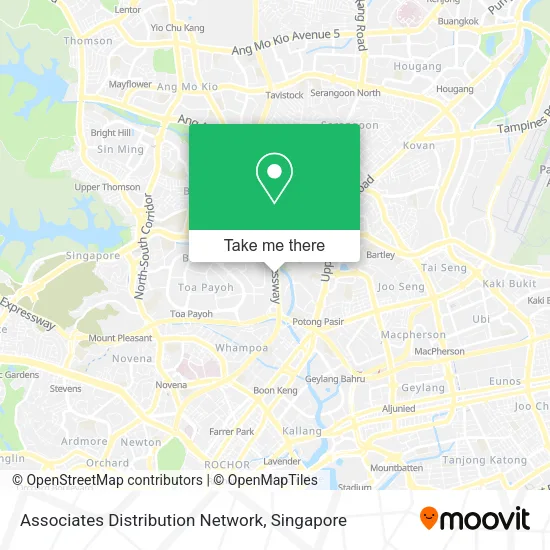 Associates Distribution Network地图