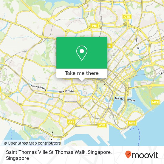 Saint Thomas Ville St Thomas Walk, Singapore map