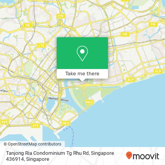 Tanjong Ria Condominium Tg Rhu Rd, Singapore 436914地图
