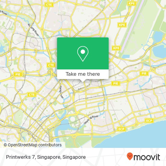 Printwerks 7, Singapore map