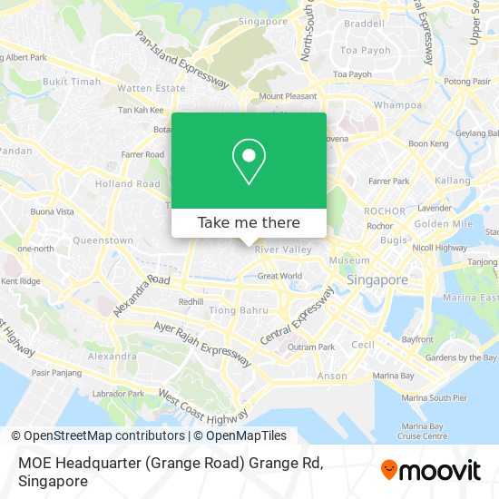 MOE Headquarter (Grange Road) Grange Rd map