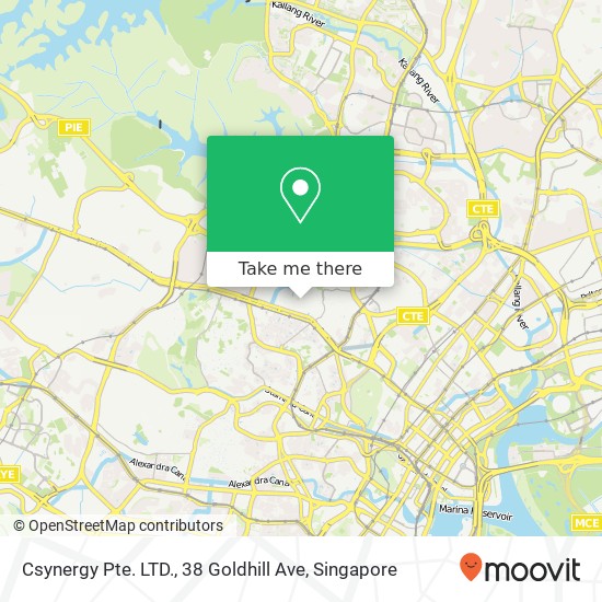 Csynergy Pte. LTD., 38 Goldhill Ave map