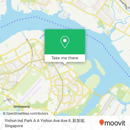 Yishun Ind Park A A Yishun Ave Ave 8, 新加坡 map