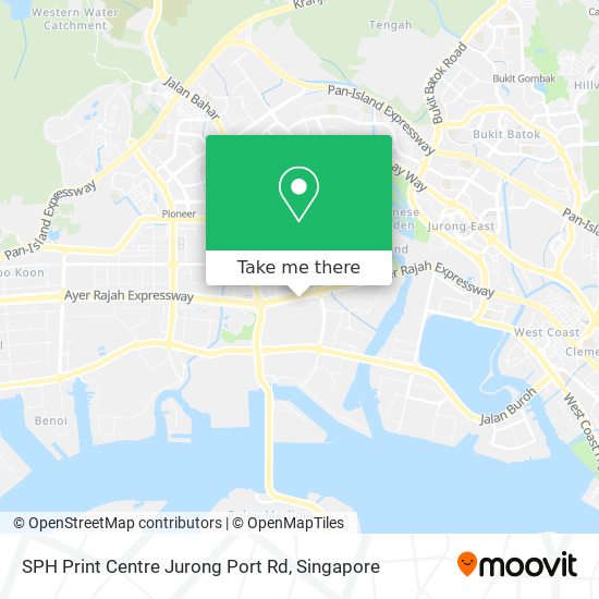 SPH Print Centre Jurong Port Rd map