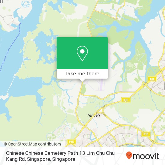 Chinese Chinese Cemetery Path 13 Lim Chu Chu Kang Rd, Singapore map
