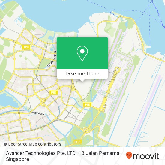 Avancer Technologies Pte. LTD., 13 Jalan Pernama地图