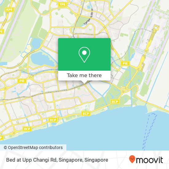 Bed at Upp Changi Rd, Singapore地图