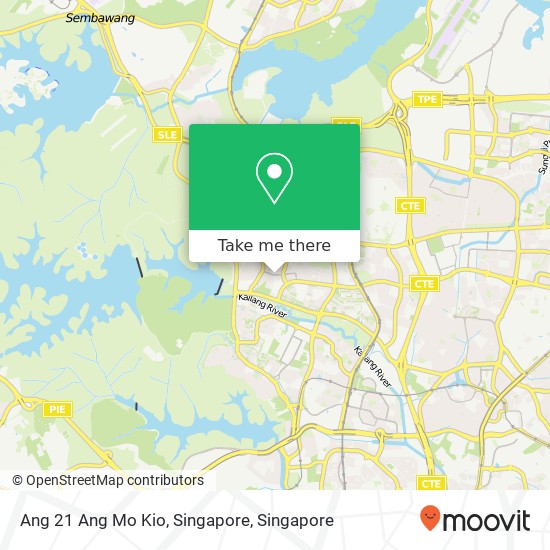 Ang 21 Ang Mo Kio, Singapore map