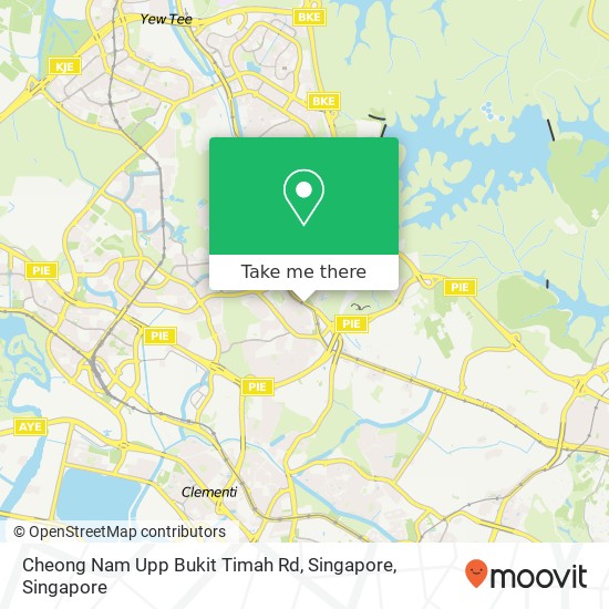 Cheong Nam Upp Bukit Timah Rd, Singapore map