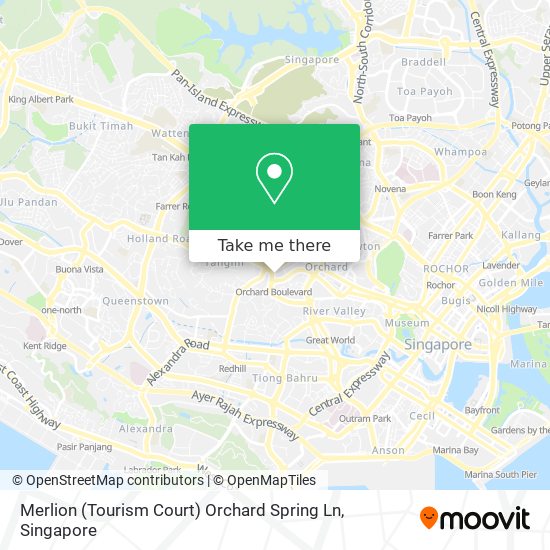 Merlion (Tourism Court) Orchard Spring Ln地图