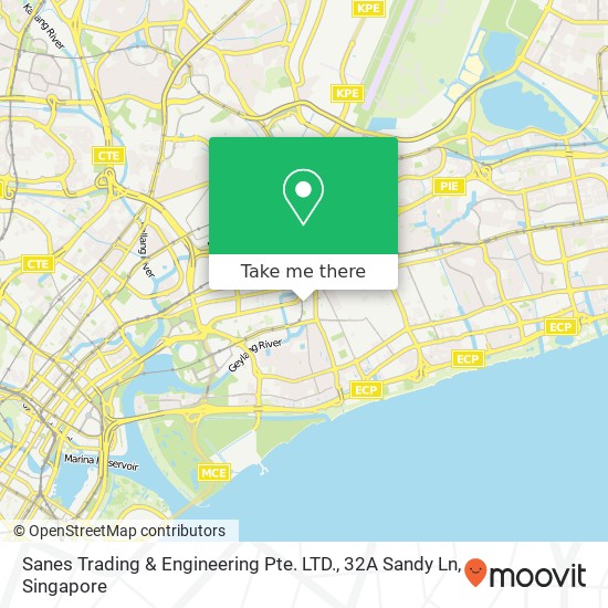 Sanes Trading & Engineering Pte. LTD., 32A Sandy Ln地图