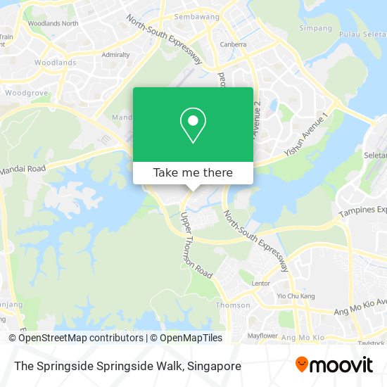 The Springside Springside Walk map